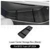 For BYD Yuan UP 2024 Center Control Water Cup Holder Armrest Storage Box Central Lower Storage Box Trash Can Organizer Accessory