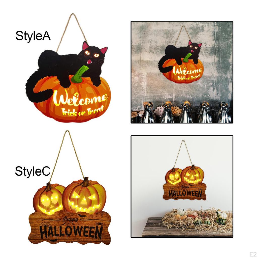 Pumpkin, Door Hanger, Pastoral Portable Hanging Sign for Decorion Shop Holiday Garden Housewarming