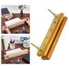 Wooden Binding Press Machine Durable Wooden Bookbinding Press for Home Tags DIY Bookbinding Manual Binding Paper Punch Machine