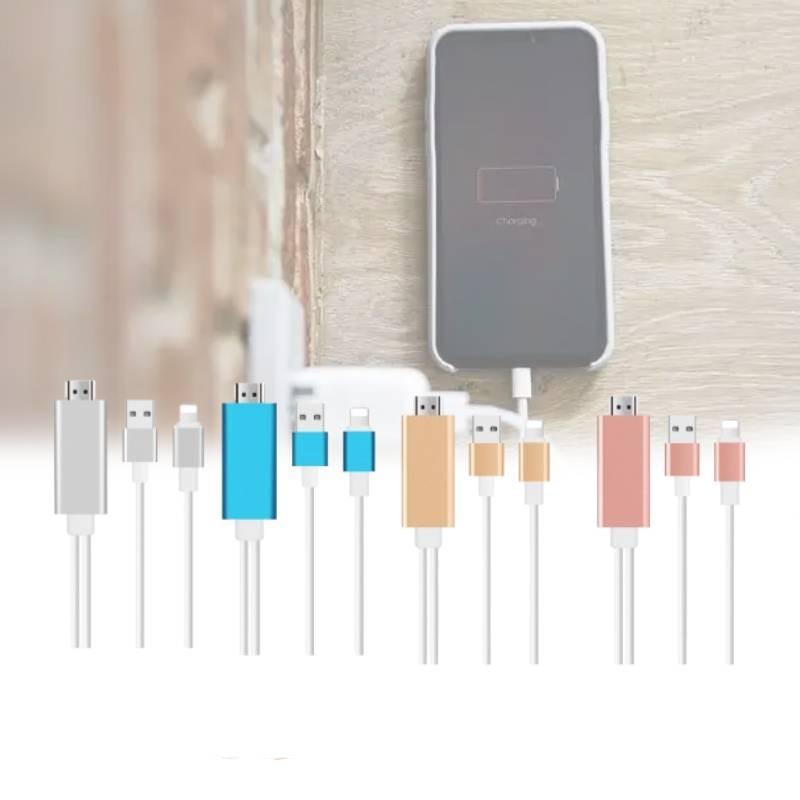 Lightning Adapter Hdmi Cable Mobile Phone 18m Copper Conductor Line Data