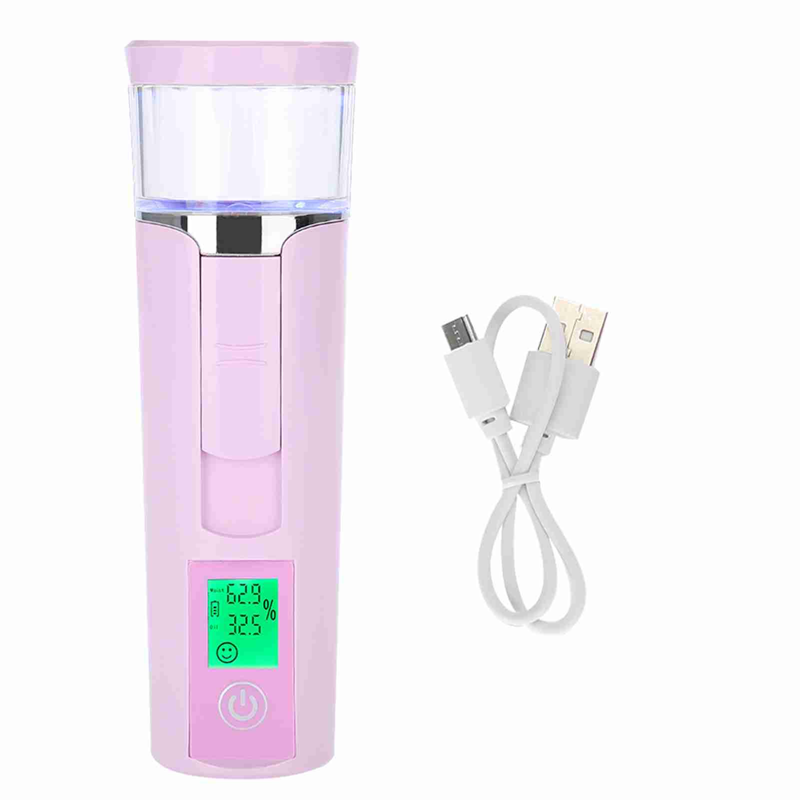 Cool Mist Sprayer Face Atomization Handy Moisturizing Mist Spray Skin Beauty 40ml White