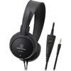 Audio-Technica ATH-350TV Headphones, Wired, for TV, with Volume Controller, Black