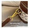 2025 Korean Style Printed Letter Women's Crossbody Bucket Bag - Spring Fashion