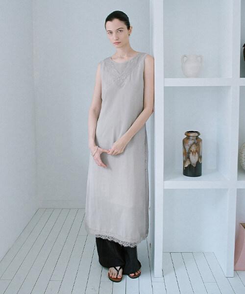 Onaenon Lace Sleeveless Dress New6Mo601