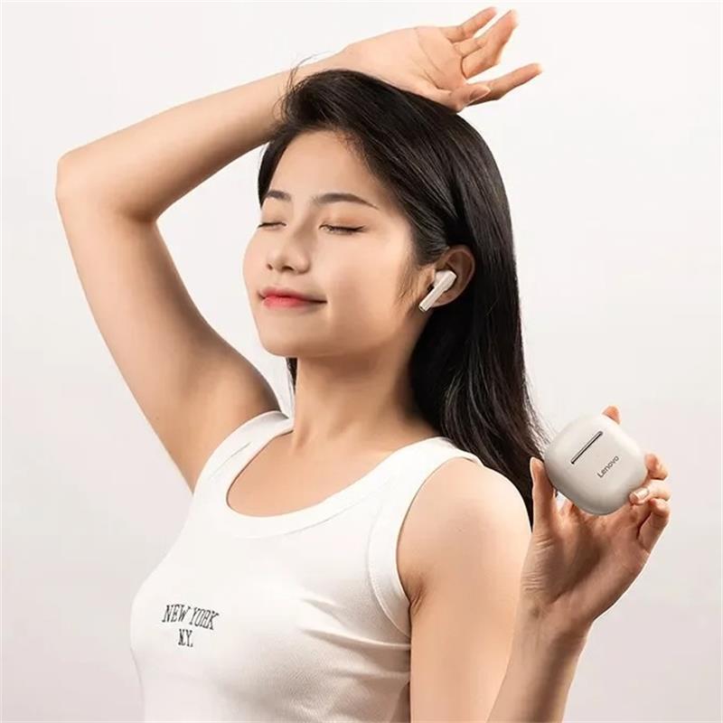 Original Lenovo TC3301 TWS Stereo Bluetooth Headphones Wireless Bluetooth 5.3 Headphones Earphones with Noise-Canceling Microphone