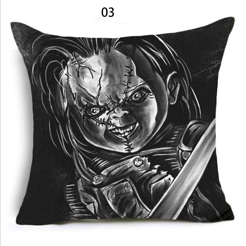 Cozy Halloween Horror Ghost Baby Pumpkin Pillowcase For Festive Sofa Decor