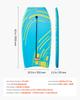 VEVOR 1055mm Bodyboard, Body Board Trainer with EPS Foam Core & Wrist Leash, UV-Resistant Beach Bodyboard for Beginners, Youth Up to 82 kg