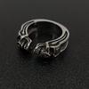 Used Vintage Silver Skull Simple Ring Ring No. 15