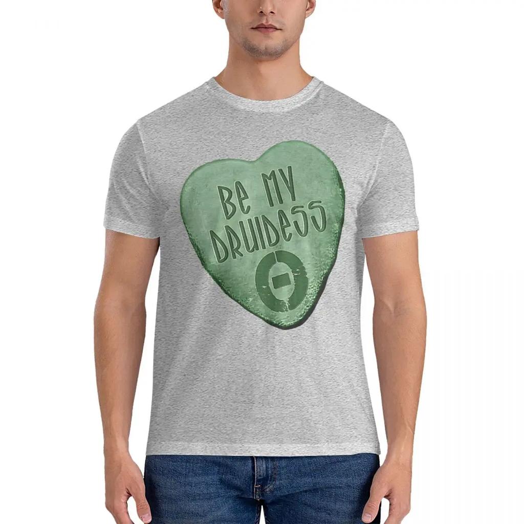 BE MY DRUIDESS CANDY HEART T Shirts Type O Negative 100% Cotton Clothes Novelty Short Sleeve Crew Neck Tees Original T-Shirt