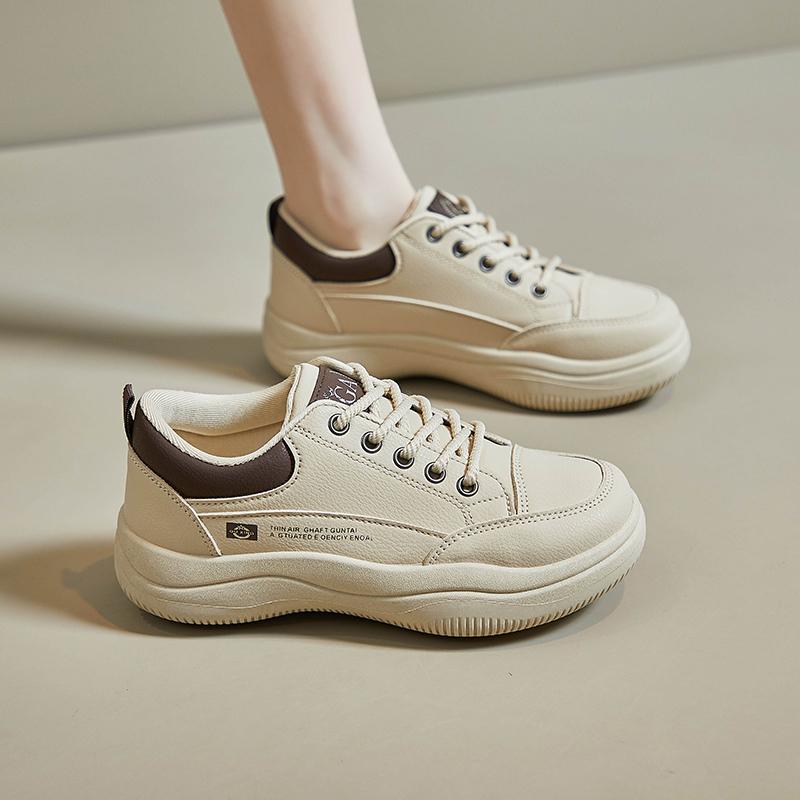 

Мода 2024 года, осенняя мода, новые женские удобные дышащие нескользящие однотонные низкие кроссовки на шнуровке 40 хаки