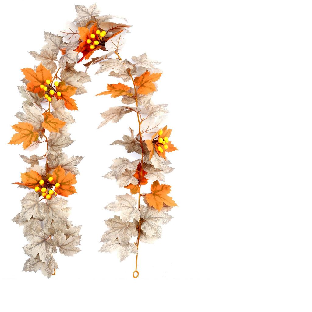 Hanging Decorations, Artificial Maple Leaves And Vines, Halloween Artificial Green Plants, Festival Decorations, Artificial Maple Leaves.