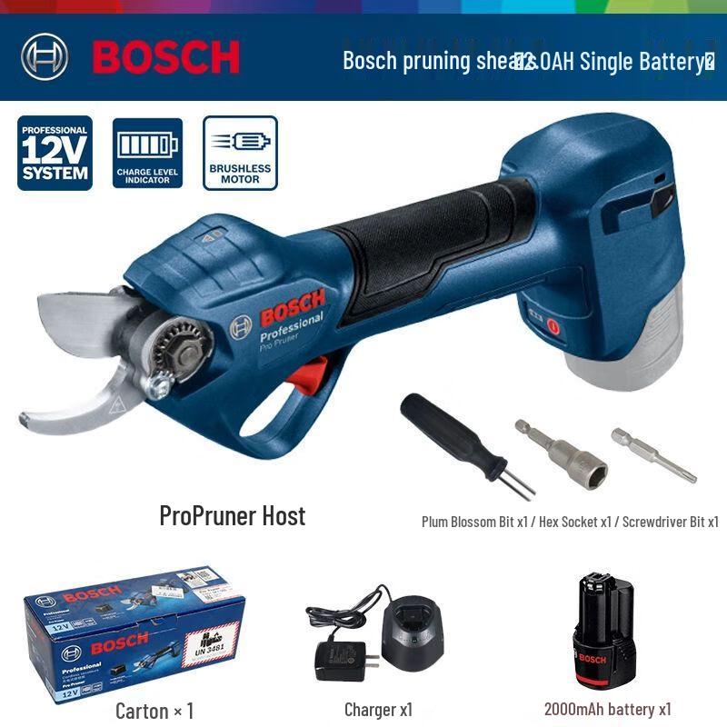 Bosch 12V Cordless Electric Pruning Shears CN plug (adapter included)