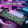 Custom Name Personalized Ghostbusters Pattern Mousepad, Laptop PC Desk Mat, Decorative Desk Mat for Home Keyboard Pad Gift