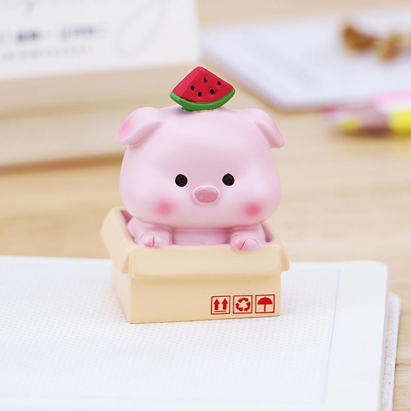 Wang Dou Dou Zhu Cute Cartoon Figurine for Car, Home, or Office Decor