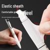 Silent Click 0.5mm Ballpoint Pen - Quick-Drying, Large Capacity, Essential for Students