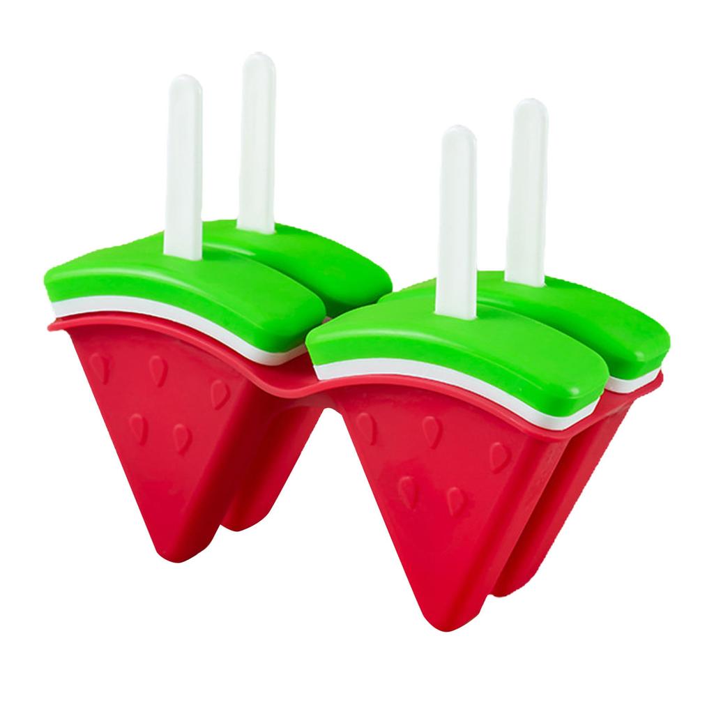 Four-Hole Silicone Watermelon Popsicle Mold Ice Mold Ice Mold