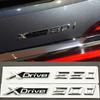 Pro BMW X5 X7 XDrive 50d 55d Zadní Vnější Doplňky Logo XDrive 50d 55d Znak ABS Chrom Černý Zadní Kufr Znak Nálepka