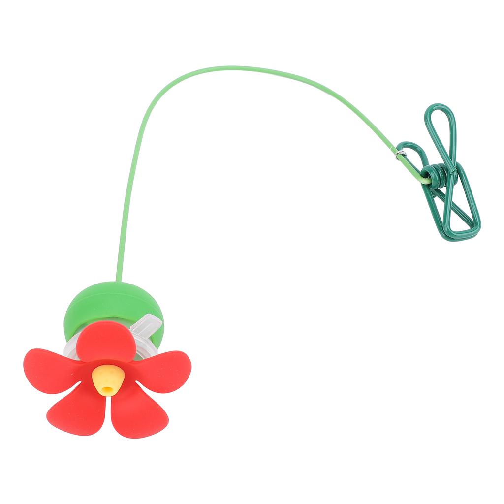 Hut Kolibri Feeder süße Blume flexiblen Stiel Nahaufnahme Hut Clip Vogel Feeder für Kinder Adu