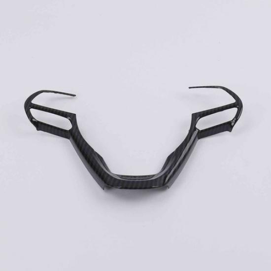 Steering Wheel Lid ABS Cover Trim For 2014- Jeep Grand Cherokee Carbon Fiber