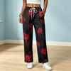 Women's Color Drawstring Elastic Waist Scrub Pants with Pockets for Nurses and Caregivers