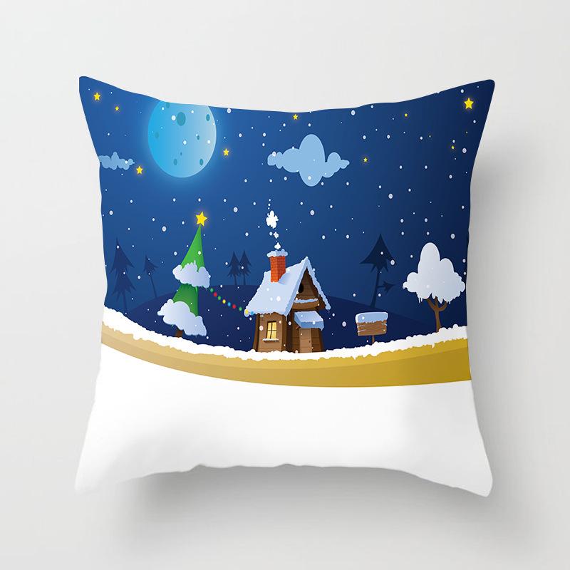New Santa Claus Snowman Pillow Case Festive Home Decoration Pillow Cushion Case