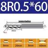 65° Metal Ceramic Flat-Bottom End Mill/Ball Nose End Mill/High-Gloss Mirror Face Mill