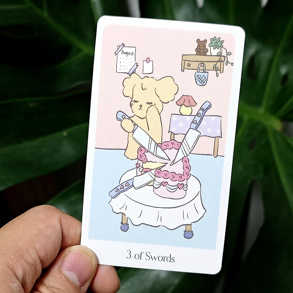 Chouchou Tarot Deck 78 Stück Kawaii Tarotkarten 10,3 * 6 cm