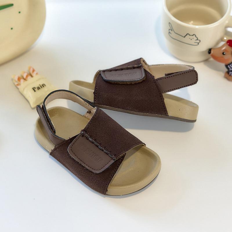 Kids Open Toe Summer Sandals Korean Style Casual Beach Shoes For Boys And Girls
