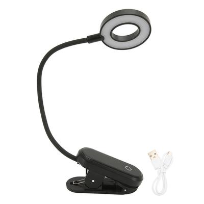 Desk Lamp Clip On Lamp Touch Control Multifunction Desk Light with 360 Degree Goose Neck for Bed