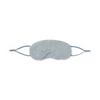 MUJI Cotton Blend Jersey Portable Eye Mask Blue 9.5x20cm Soft Travel Sleep Mask with Storage Bag