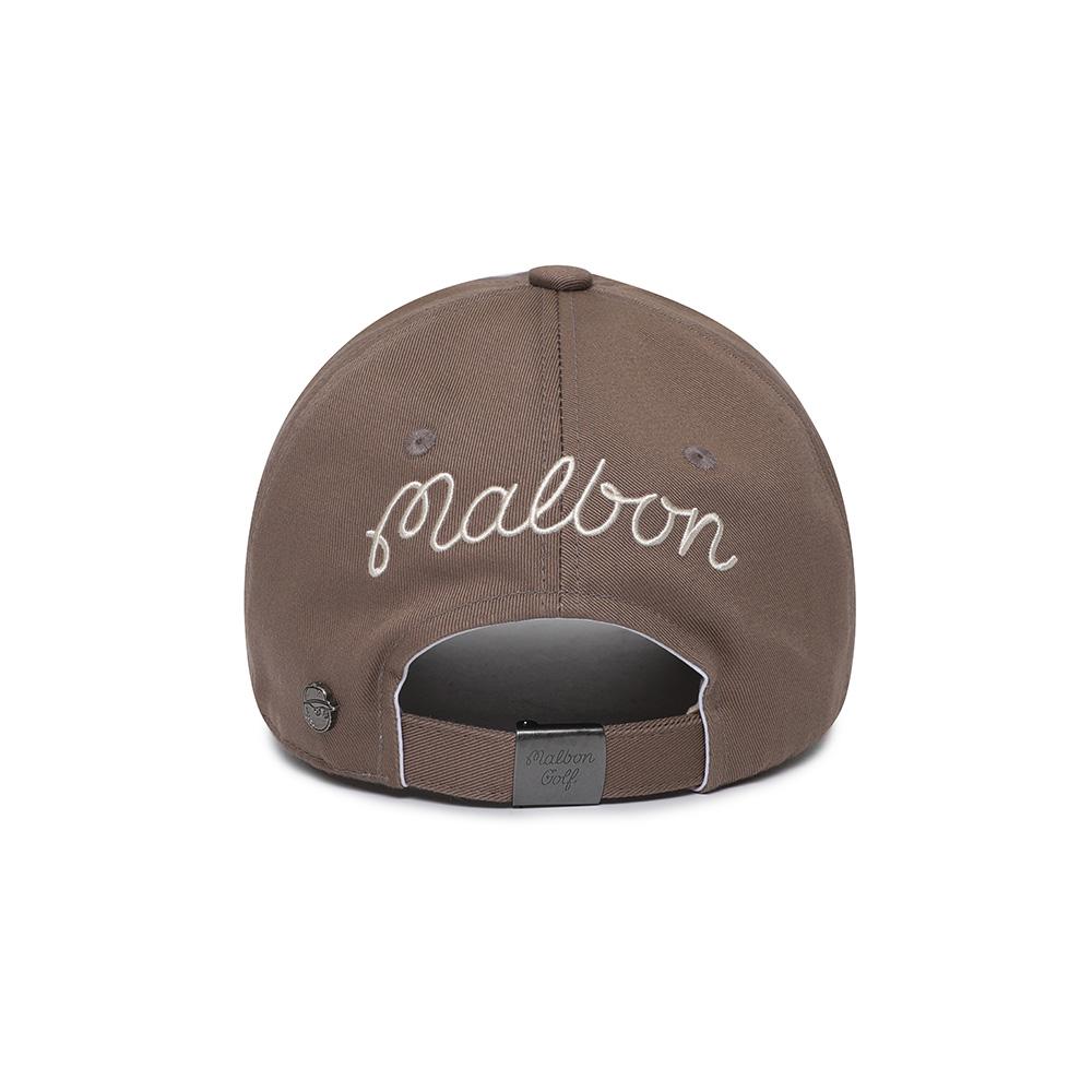 MALBON GOLF New Malbon Basic Bucket Ball Cap Beige