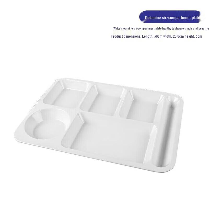 Meili Commercial Melamine Divided Dinner Plate