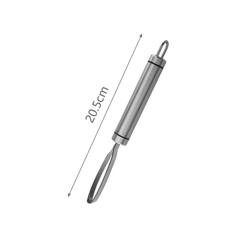 Stainless Steel Mango Slicer Peeler Mango Splitter Fruit Watermelon Cutter Knife Spoon Mango Coring Diced Kitchen Gadget