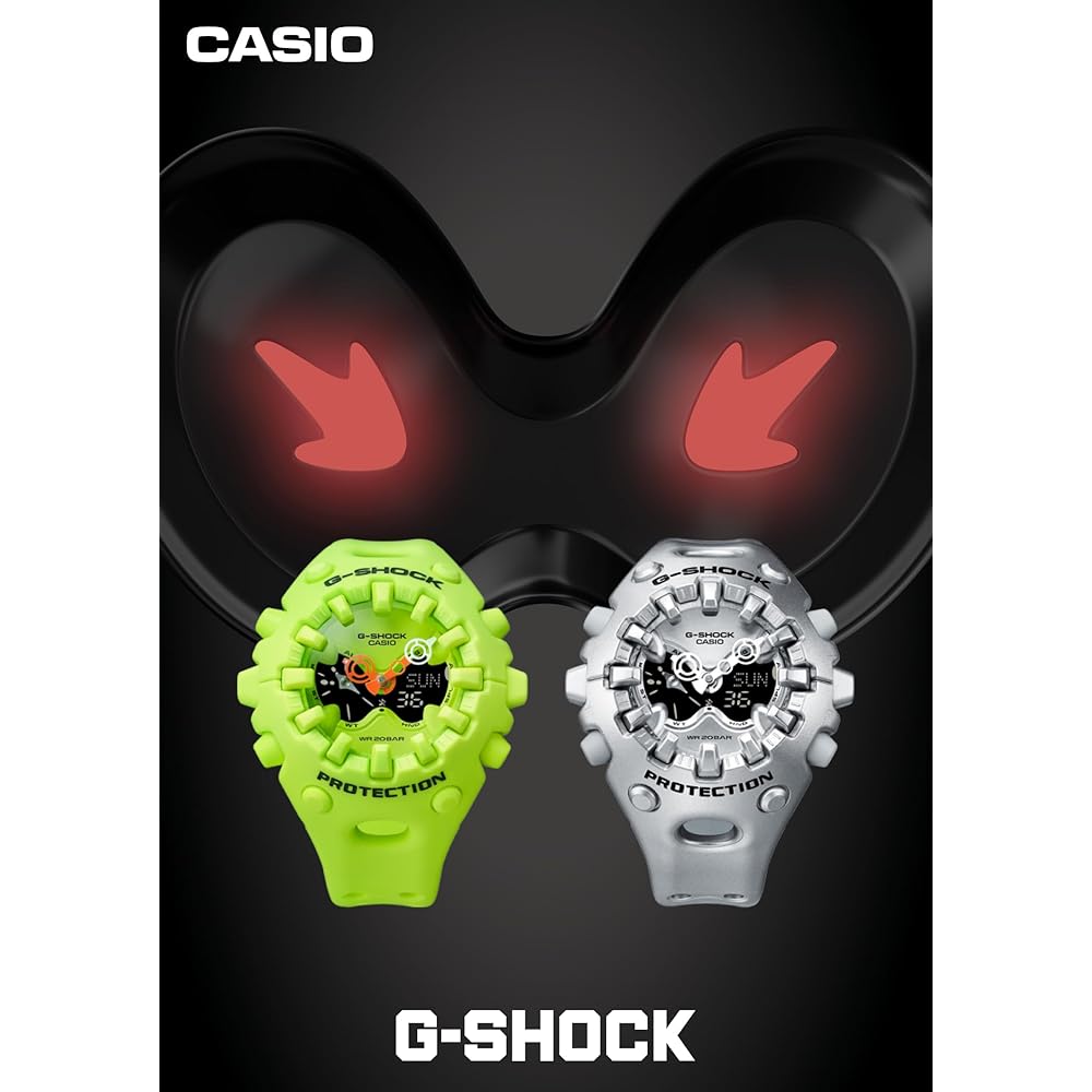Casio G-Shock GA-V01-9AJF Men's Watch Neon Yellow Digital Waterproof Timepiece