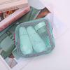 Big Colorful Mesh Makeup Bag for Travel Water-Resistant Cosmetic Organizer Pouch with Zipper for Toiletries Makeup Bag for Women