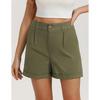 Sommer neue hoch taillierte lockere lässige Shorts Damen Europäischer und Amerikanischer Stil einfarbig vielseitig Pendler gerade Shorts