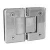 AMIG | Shower Hinge C | 88 X 54 Mm | Zamak | Matt Nickel-Plated
