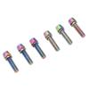 Steel Water Bottle Cage Bolts M5x23mm Colorful Water Bottle Cage Bolts for Fixing Handlebar Ends