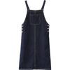 Plus Size Denim Puff Sleeve Square Neck Summer Dress for Women