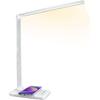 LED Desk Lamp with Wireless Charger, USB Charging Port, Eye Care