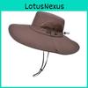Fisherman Hat Summer Sun Protection Outdoor Cap With Wide Brim For Men