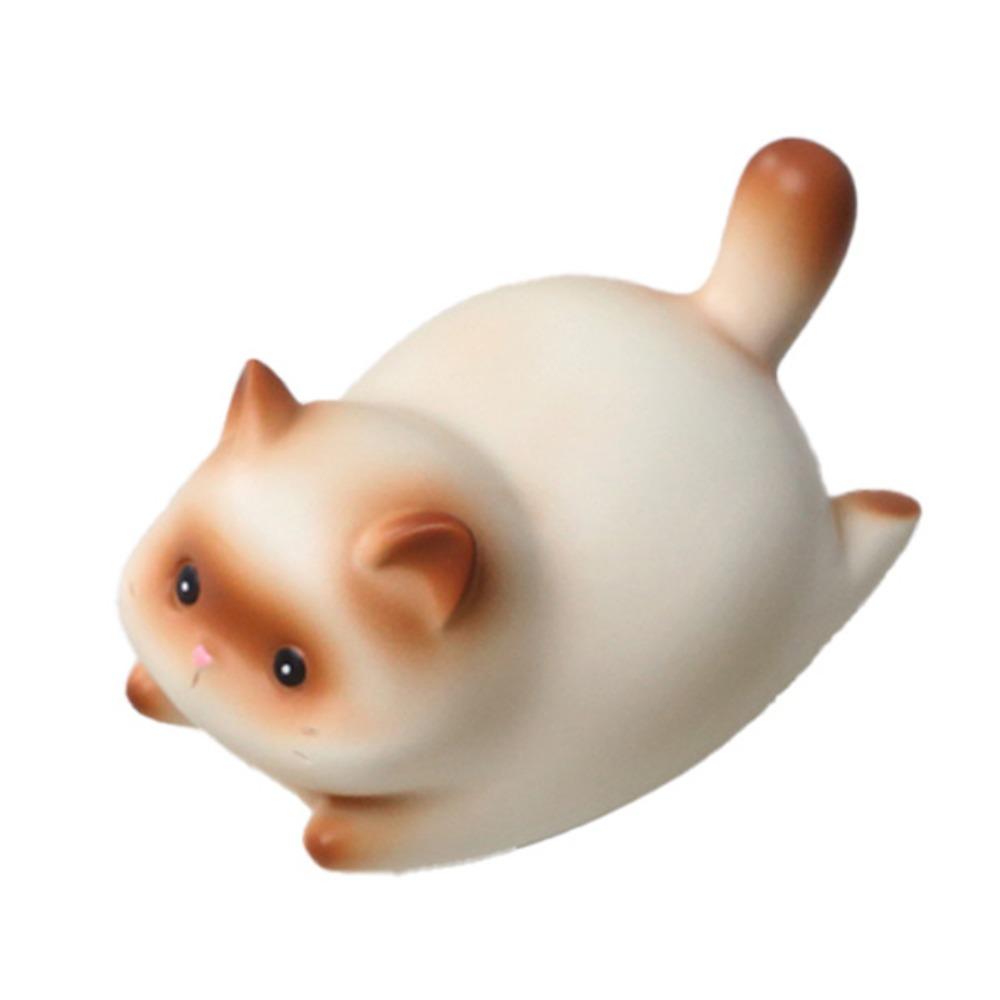 Shake Cat Swinging Doll Chubby Cat Car Decorations Desk Ornament Cat Resin Ornament  Gifts