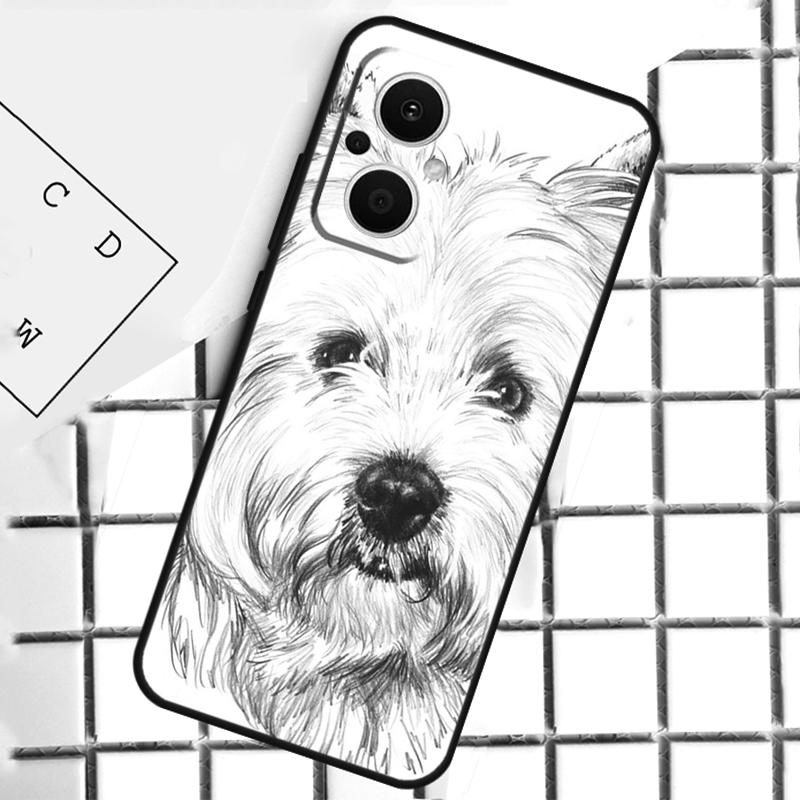 Westie Dog Phone Case For OPPO Reno 14F 13F 12F 11F 10 Pro 8T 7 8 Lite OPPO Find X8 X6 X5 X9 Pro Cover