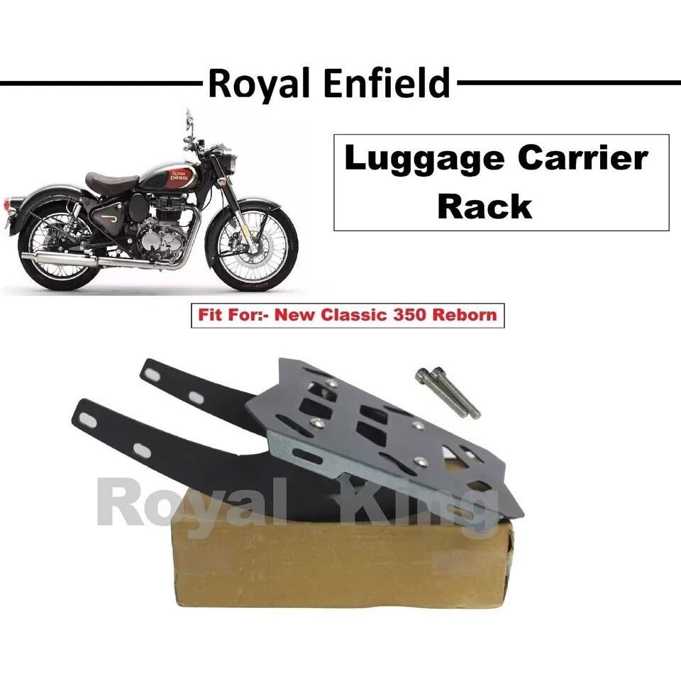 BLACK "CARRIER PLATE ASSEMBLY" Fit for Royal Enfield New Classic 350