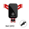 BAD1 Car Styling Aluminum Alloy Mount Phone Holder Dashboard Cell Stand Accessories For Benz Exclusive AMG W124 W203 W204 SPRINTER V