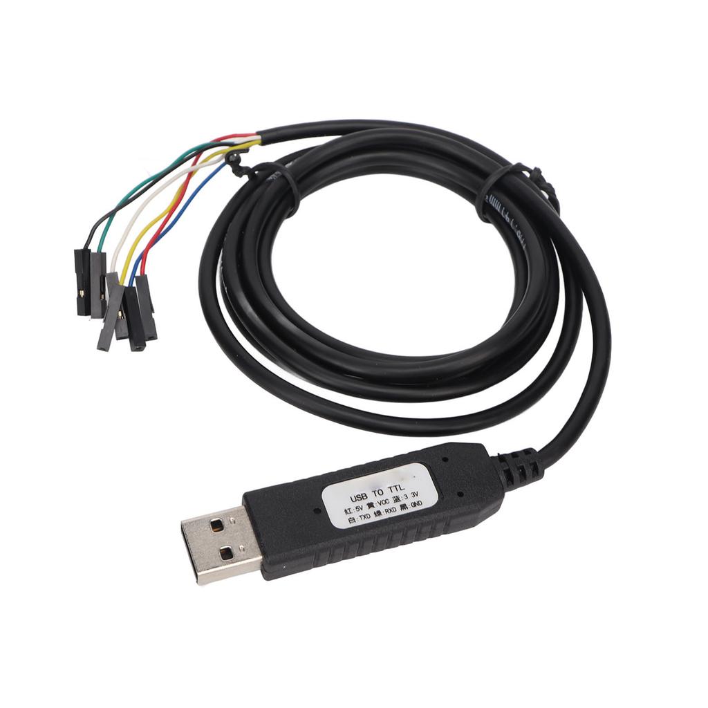 USB To TTL Serial Cable 6 Pins 4.9ft Length 50bps To 2Mbps Debug Console Cable for Computer