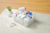 JEJ Astage Storage Desk Desk Made in 26cm Wide x Deep x High Box, Tote, Organizer, Stackable, Japan, Clear, 18.8cm 14.5cm