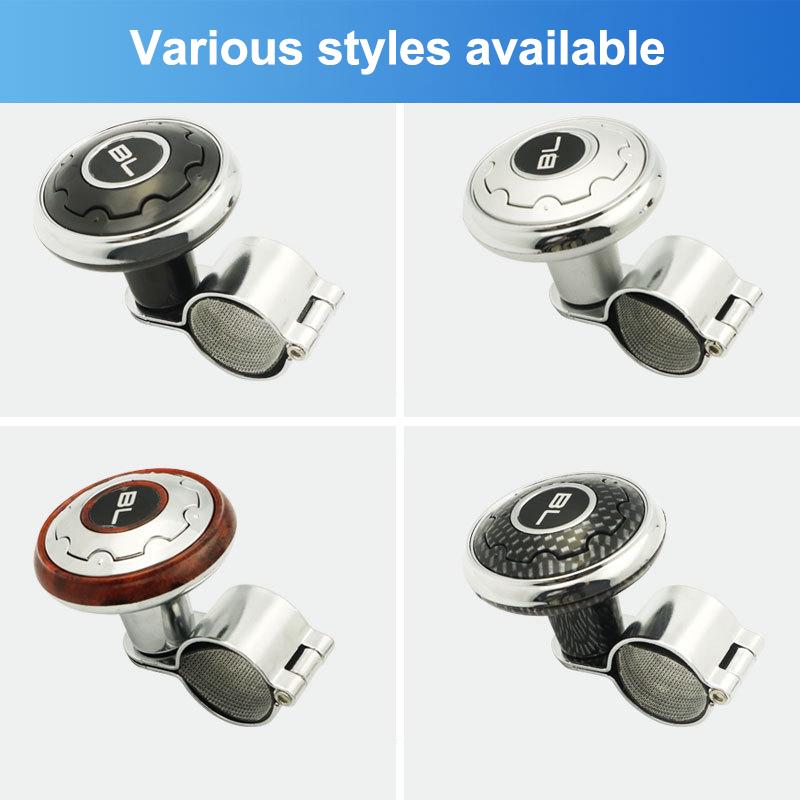 Car Steering Wheel Booster Ball Turning Spinner Knob Bearing Power Handle Rotating Universal Auto Accessories Labor Saving Kit