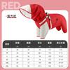 Waterproof Dog Raincoat With Hood Detachable 4-Leg Design Small Medium Large Dogs Outdoor Windproof Pet Apparel