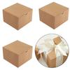 30Pcs Handmade Packaging Box Foldable Paper Gift Boxes Includes Thank You Card Wrapping Popes for Birthday Celebration